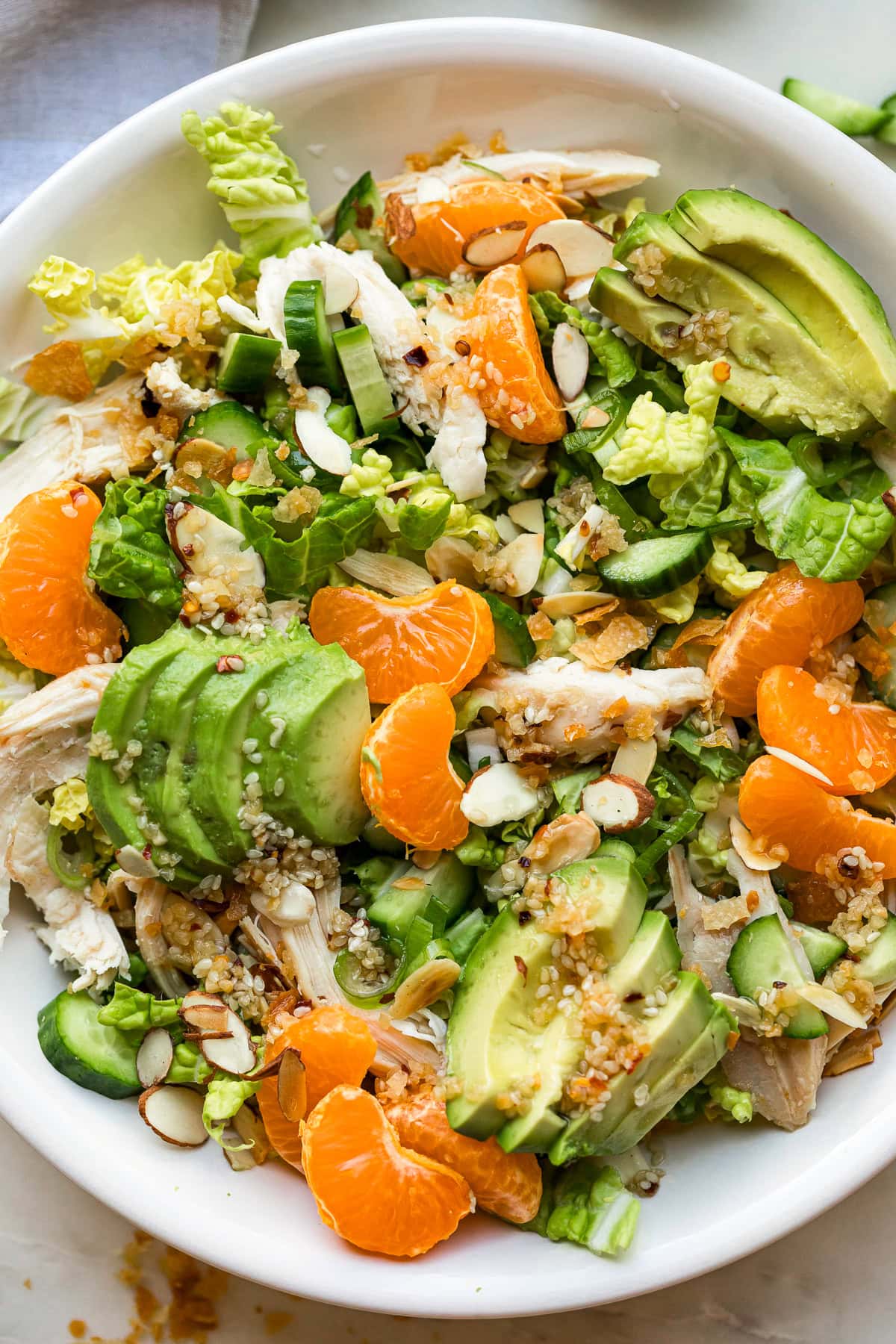 High Protein Asian Chicken Salad