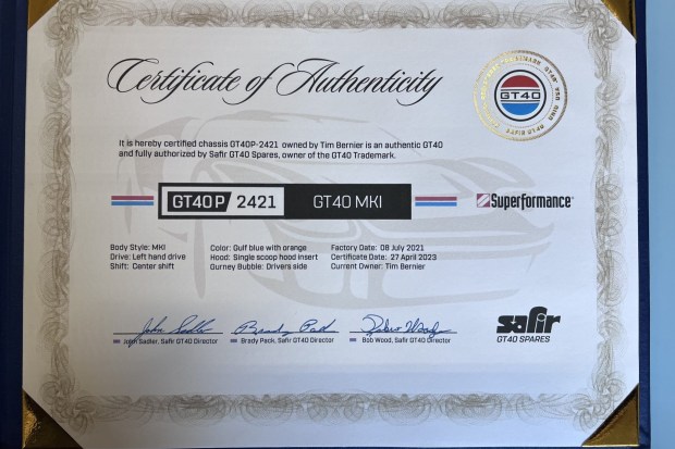 Roush 427–Powered Superformance GT40 Mk I