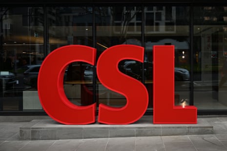 Signage for CSL is seen at the CSL Global Headquarters and Centre for Research and Development centre in Melbourne