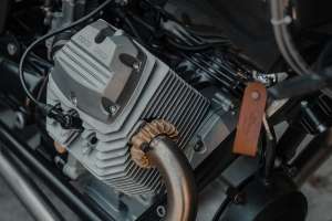 Custom Moto Guzzi V35 by Number 8 Moto