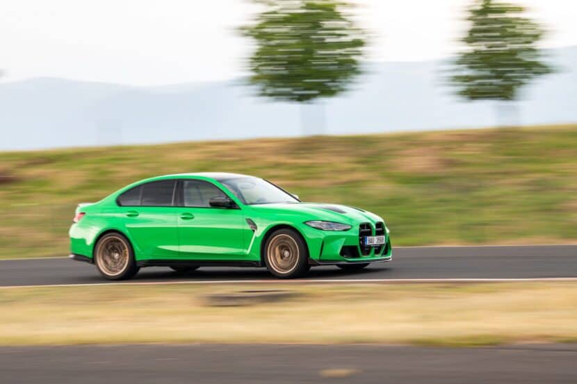 2024-bmw-m3-cs-signal-green-track-02 G80 BMW M3 CS on the track